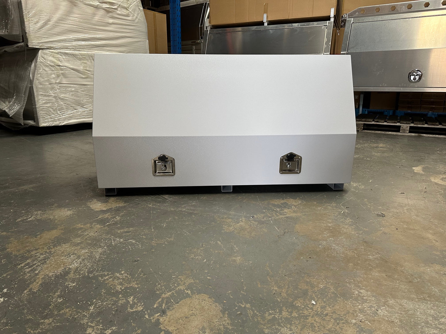 1400mm White Steel Toolbox with 5 Drawers
