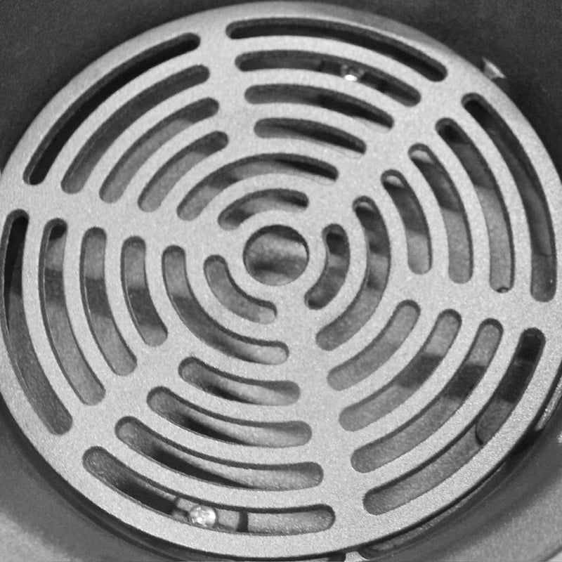 1x Cast Iron BBQ Stove 32x20cm Iron Grill Plate Dual Fuel Wood Charcoal