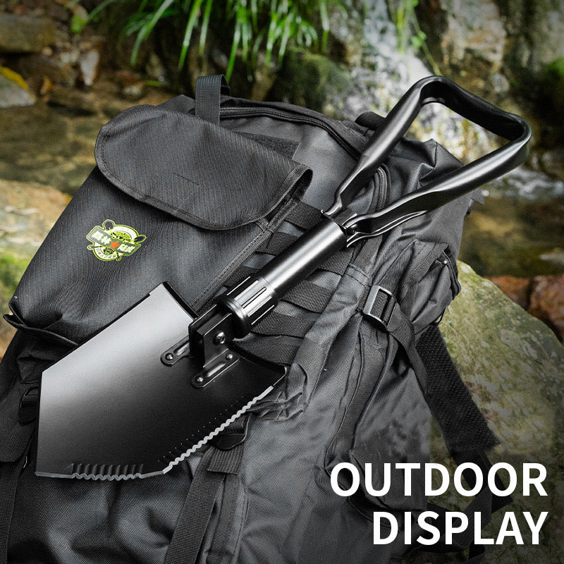 580mm Heavy Duty Survival Foldable Shovel Camping gardening steel Shovel