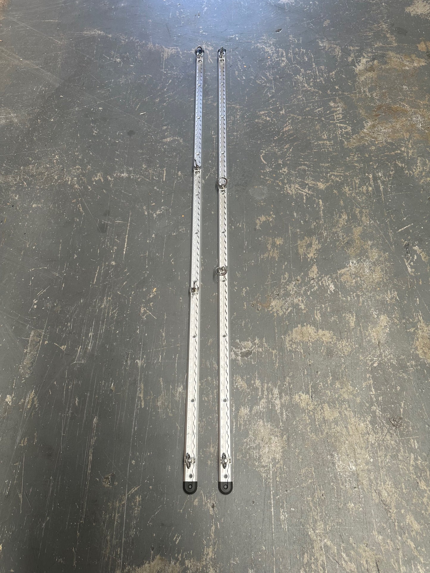 1.8M Alloy Cargo Anchor Track Tie Down Point Rail Trailer (2x Track + 8x Ring)
