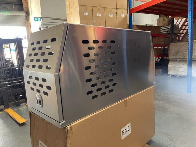 Flat Alloy Mini Canopy & Dog Cage - Marine Grade