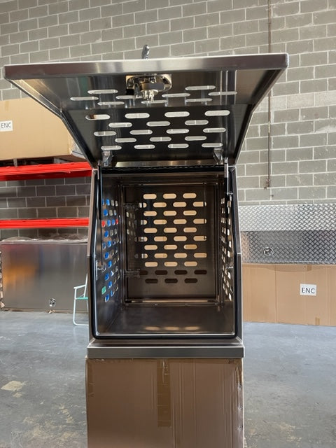 Flat Alloy Full Dog Cage - Marine Grade