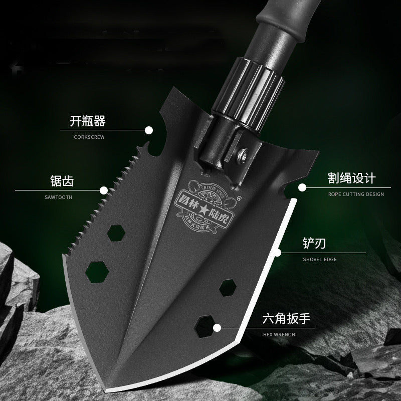 700mm Multifunction Tactical Shovel Outdoor Folding Camping Survival Tools