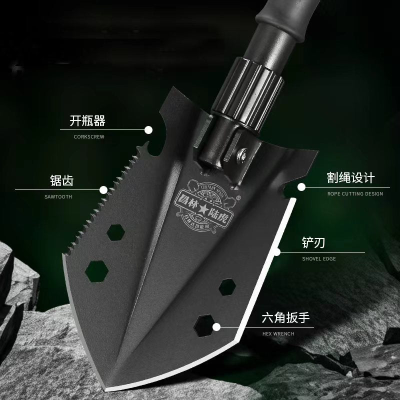 700mm Multifunction Tactical Shovel Outdoor Folding Camping Survival Tools