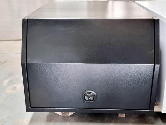 Black 1200mm * 1770mm * 860mm Canopy in Flat Alloy