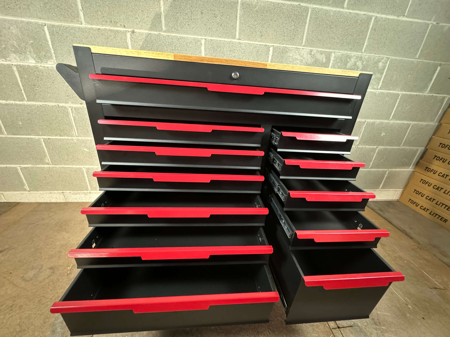 Super Sale while stock last!!! Heavy Duty 12 Drawer Tool Trolley Tool Cabinet Garage Tool Bench