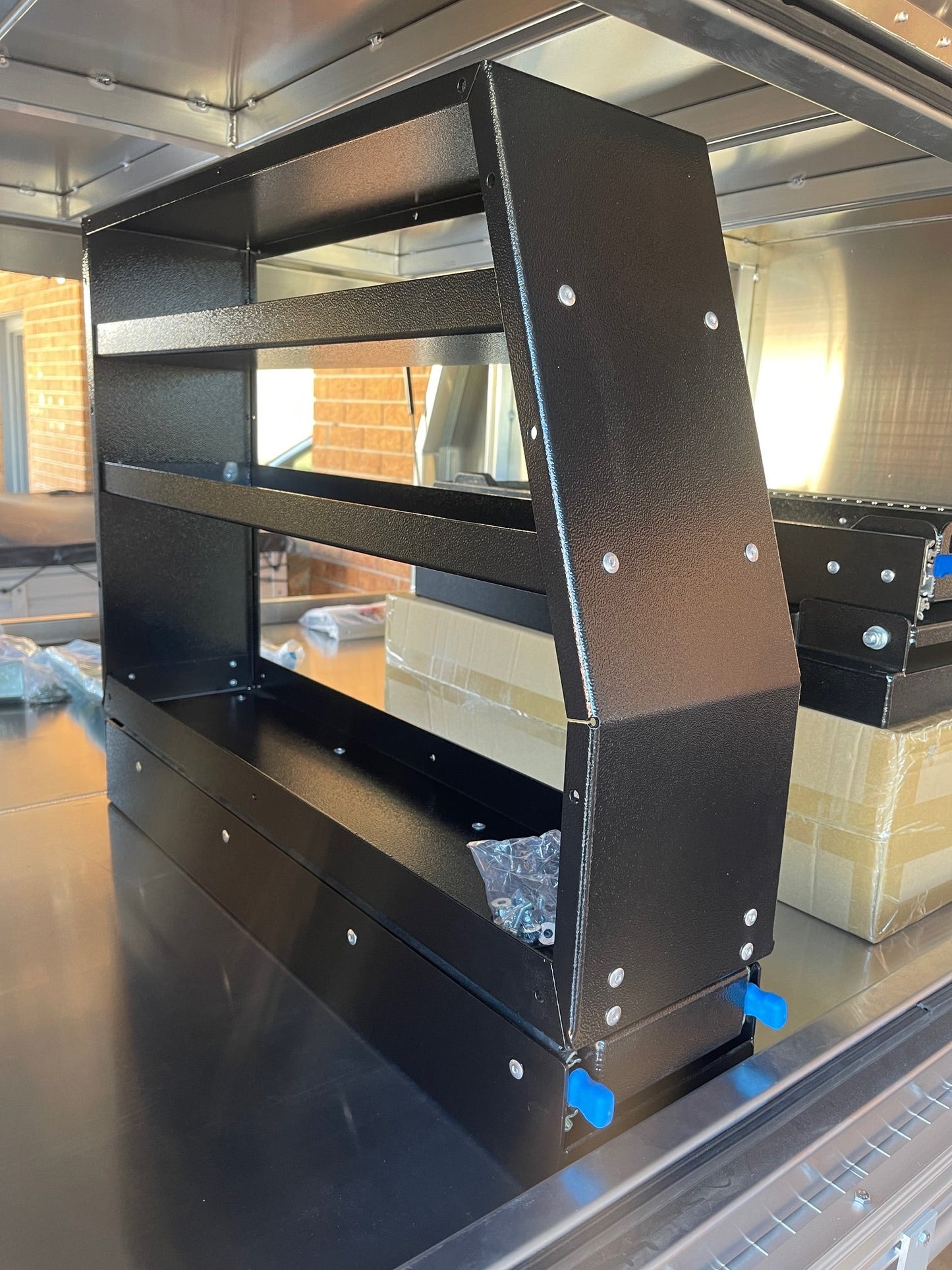 300mm Pantry - Canopy Pantry - Powder Coated in Black