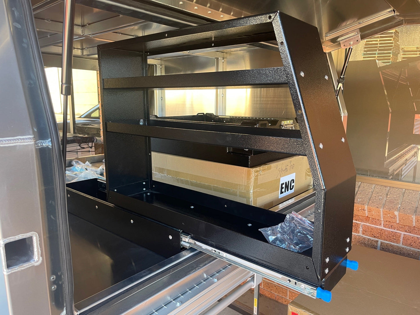 300mm Pantry - Canopy Pantry - Powder Coated in Black
