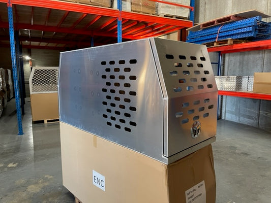 Flat Alloy Mini Canopy & Dog Cage - Marine Grade