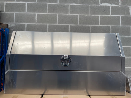 3/4 Door 1700mm (L) x 550mm (W) x 820mm (H) - 2.5mm Flat Alloy - Marine Grade