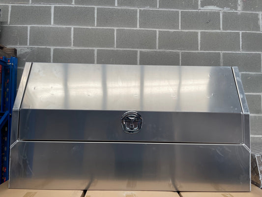 3/4 Door 1500mm (L) x 550mm (W) x 820mm (H) - 2.5mm Flat Alloy - Marine Grade