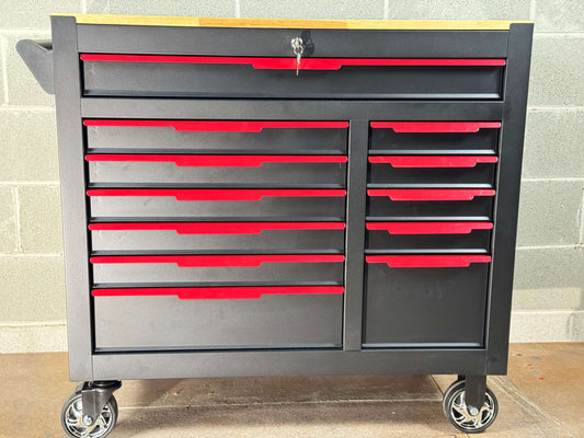 Super Sale while stock last!!! Heavy Duty 12 Drawer Tool Trolley Tool Cabinet Garage Tool Bench